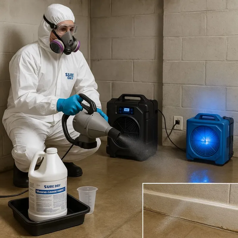 Sanitization and Odor Removal process in Drexel, OH